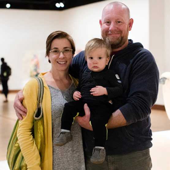 family visiting okcmoa