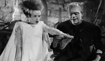 A film still from The Bride of Frankenstein.