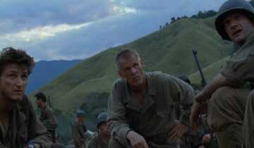 A film still from The Thin Red Line