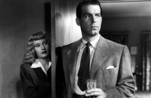 A film still from Double Indemnity