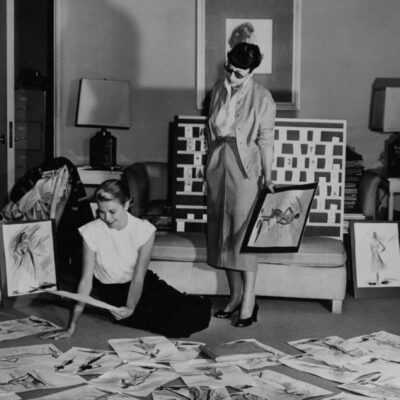 Edith Head and Grace Kelly