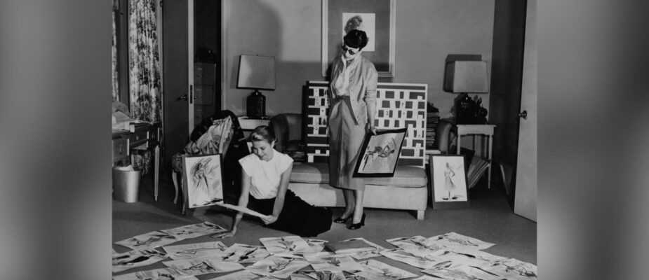 Edith Head and Grace Kelly