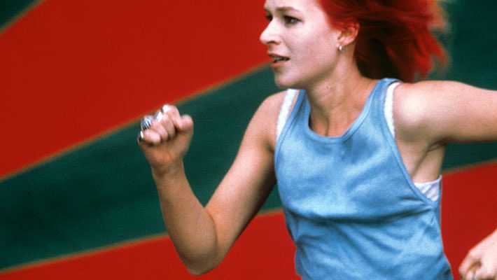 A Film Still from Run Lola Run