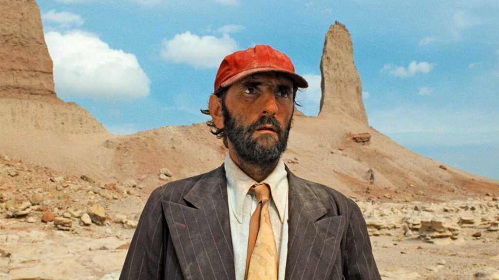 A film still from Paris Texas