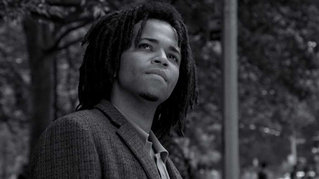 Jeffrey Wright in a film still from Basquiat.